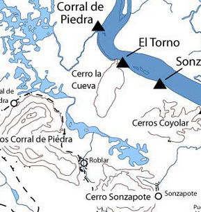 Map of El Torno