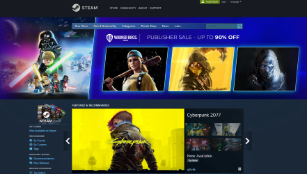 Steam Front Page Screencap 1
