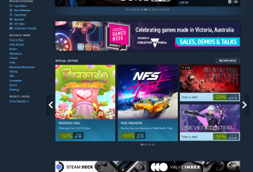 Steam Front Page Screencap 2