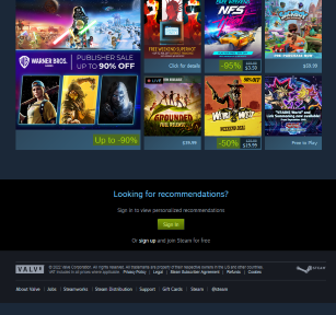 Steam Front Page Screencap 6