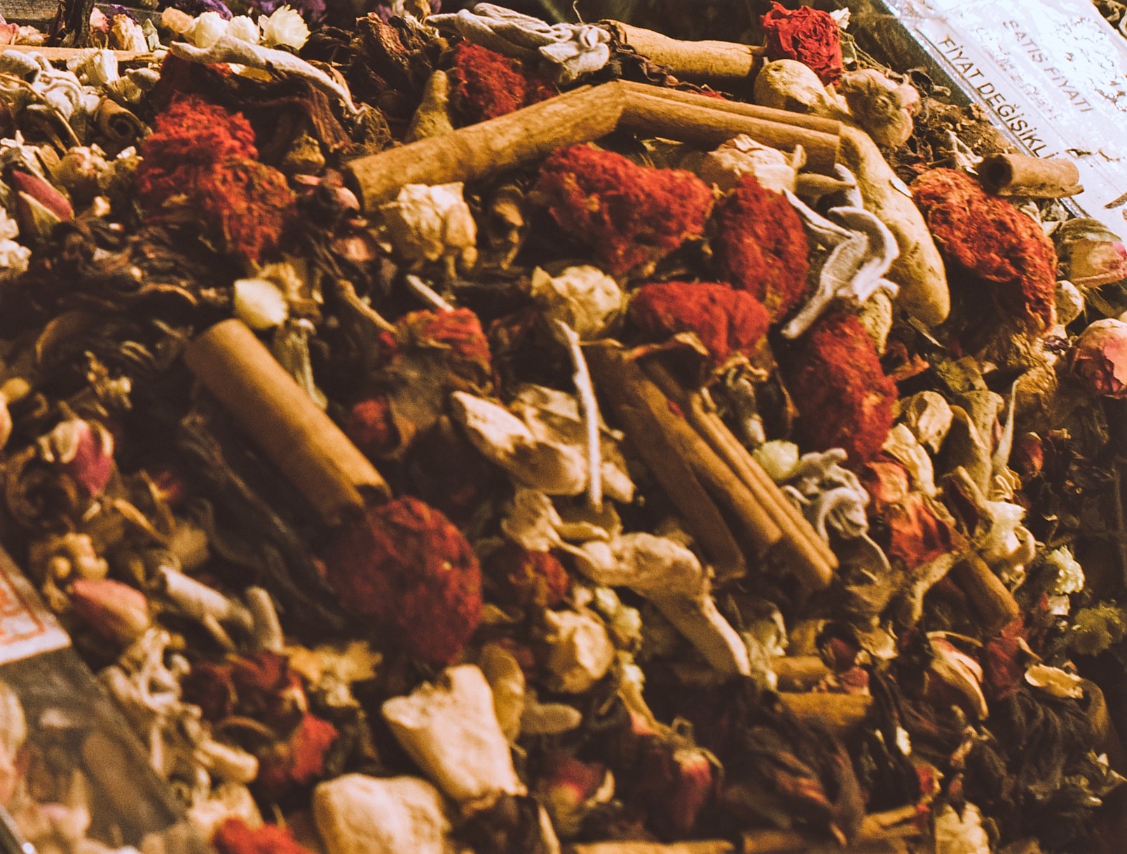 a blend of loose teas