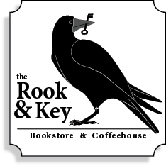 Logo (A rook holding a key in it's beak)